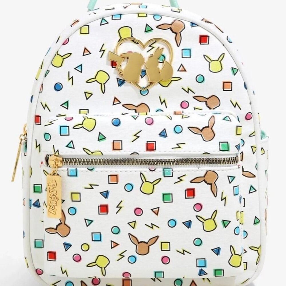 Bioworld Pikachu Eevee Pokemon Mini Backpack